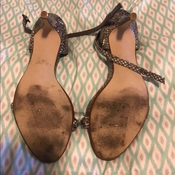 Glint snakeskin heels - Picture 3 of 4